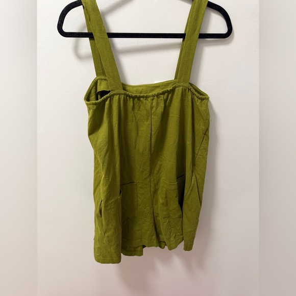 Free People Beach Nichola Romper Green Size Small - Picture 6 of 8